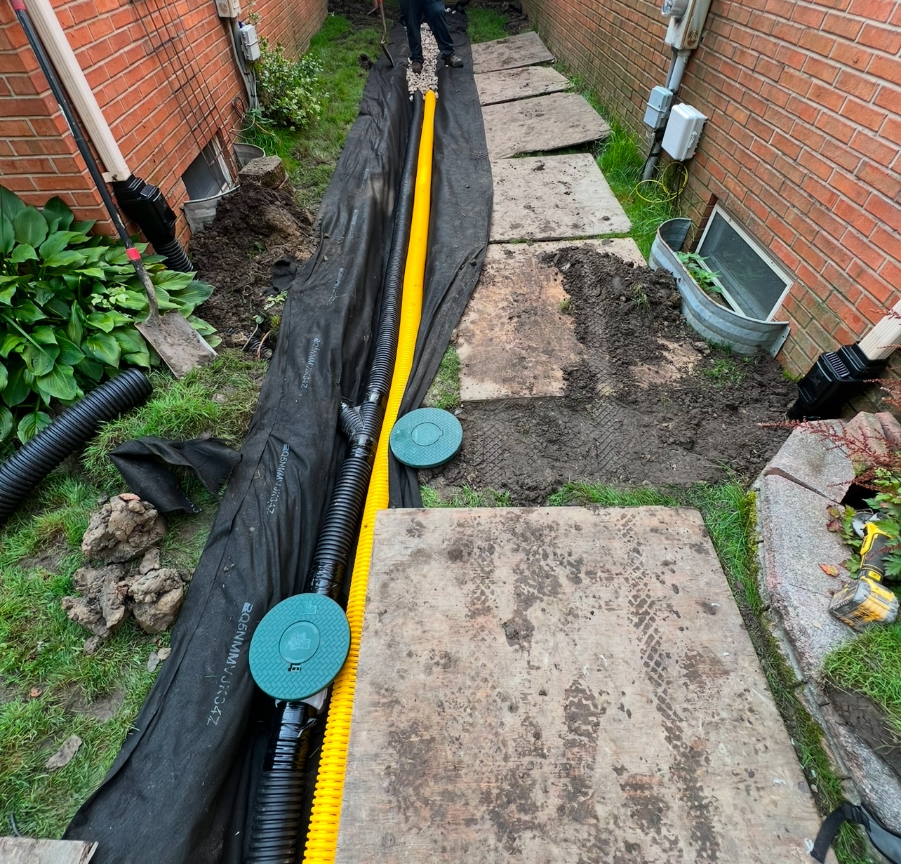 french drain services in roseville mi 082